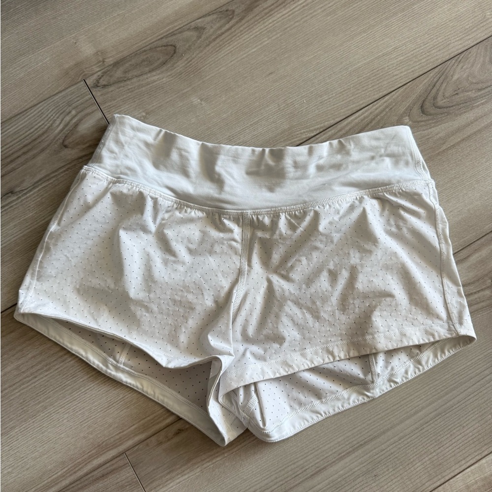Lululemon Final Lap White Short